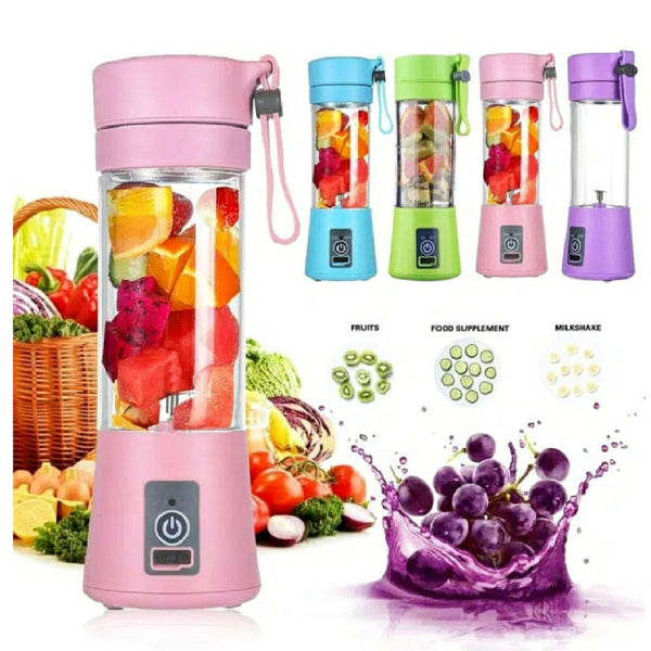 Portable Blender With USB Rechargeable Mini Kitchen Fruit Juice Mixer Home Simple Portable Electric Mini Juicer